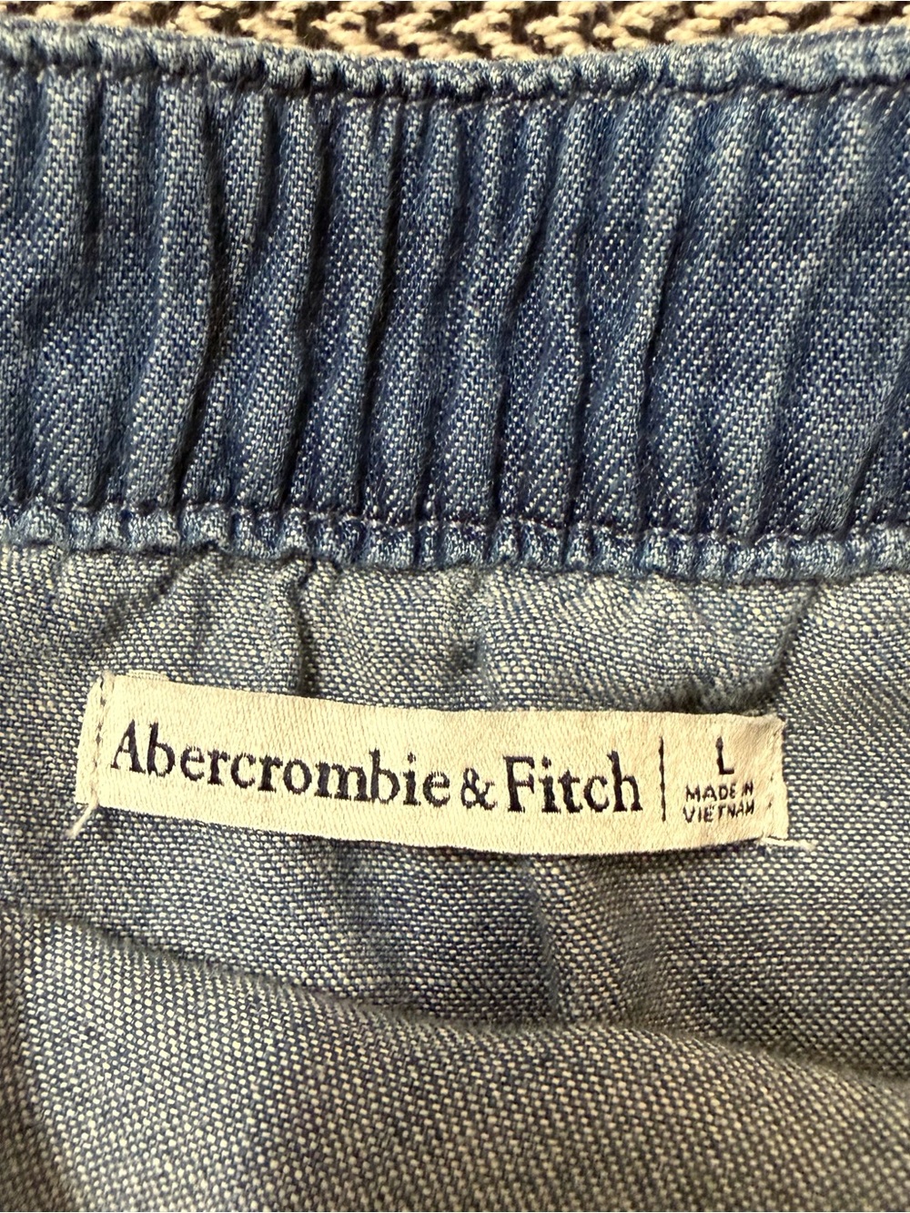 Abercrombie & Fitch Denim Scoop-Neck Slip Dress - Blue - Picture 8 of 12